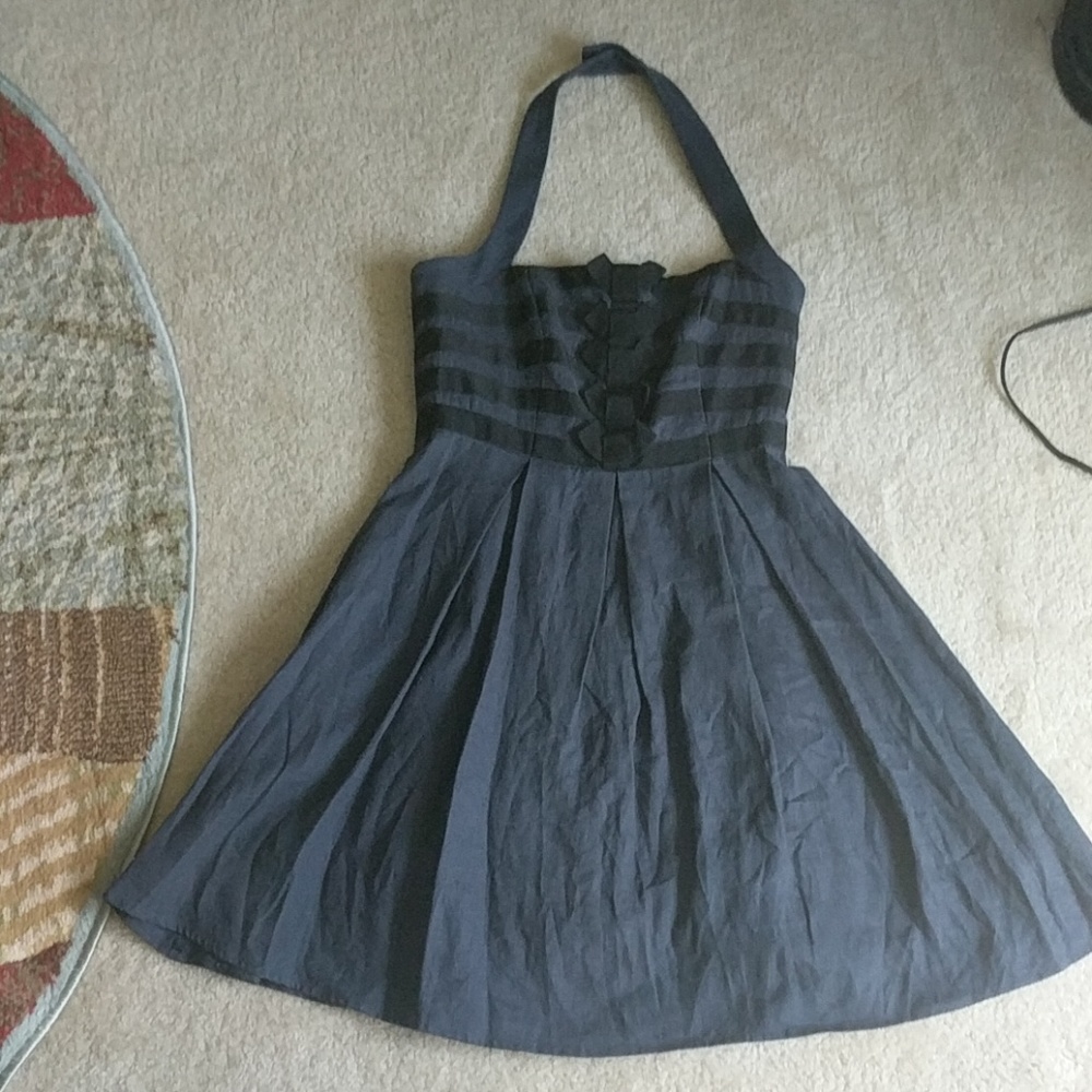 Navy blue day dress